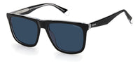 Thumbnail for Men Polaroid Sunglasses: PLD 2102/S/X - Black Crystal - SpecSMART Eye Clinic (Diagonal View)