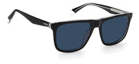 Thumbnail for Men Polaroid Sunglasses: PLD 2102/S/X - Black Crystal - SpecSMART Eye Clinic (Diagonal View)