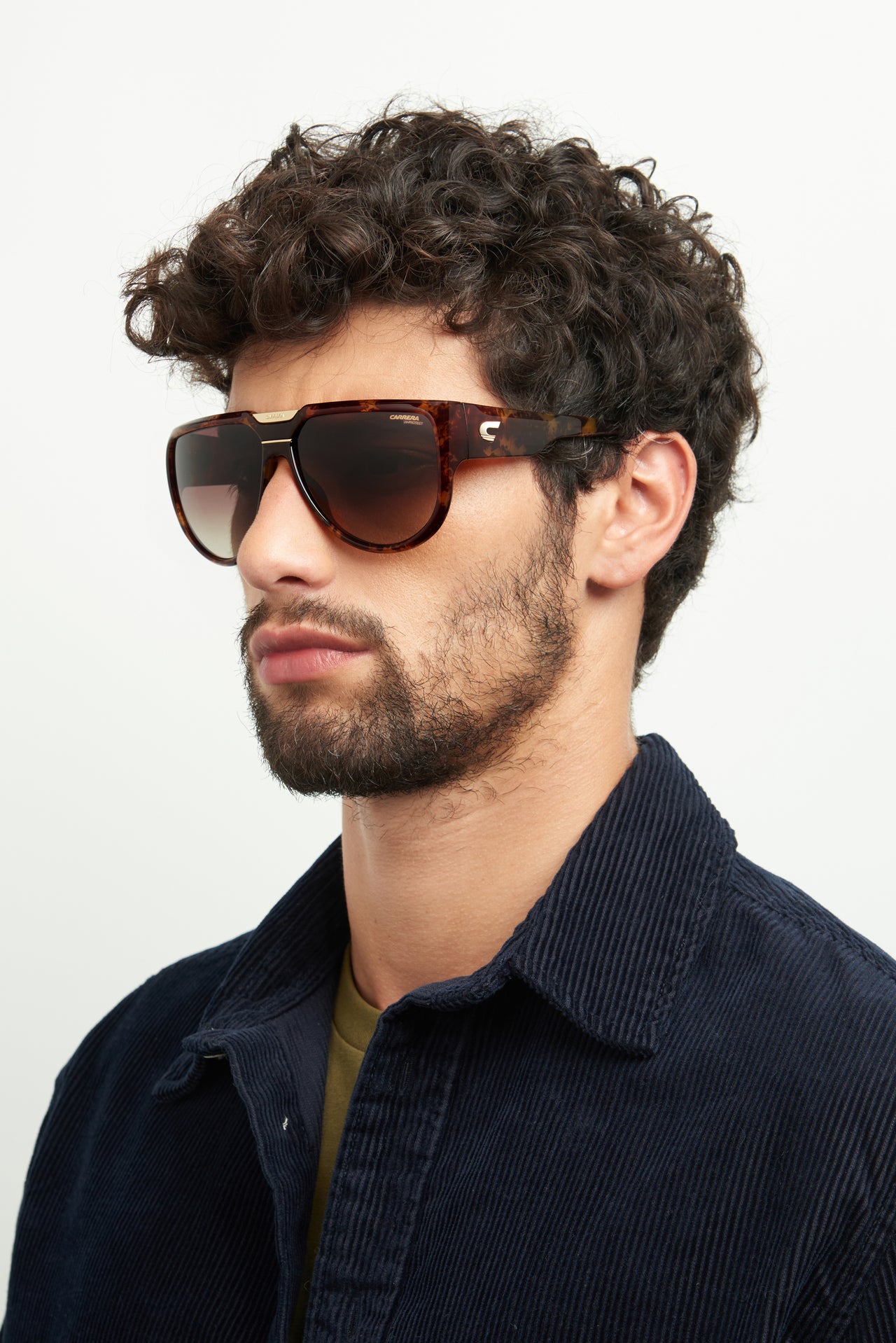 Unisex Carrera Sunglasses: FlagLab 13 - Havana - SpecSMART Eye Clinic (Diagonal Face View)