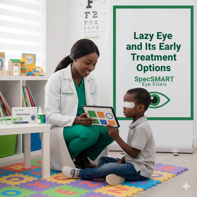 Lazy Eye and Its Early Treatment Options | SpecSMART Eye Clinic Ikoyi
