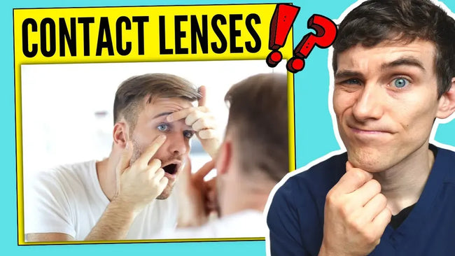 Man inserting contact lens| SpecSMART Eye Clinic Ikoyi