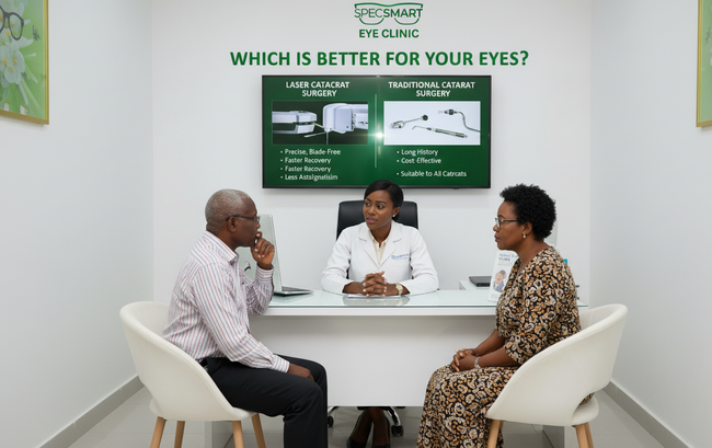 Laser vs Traditional Cataract Surgery | SpecSMART Eye Clinic Ikoyi