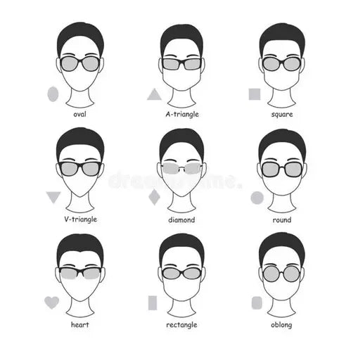 Face shapes with matching eyeglass styles: oval, triangle, square, diamond, round, heart, rectangle, oblong| SpecSMART Eye Clinic Ikoyi