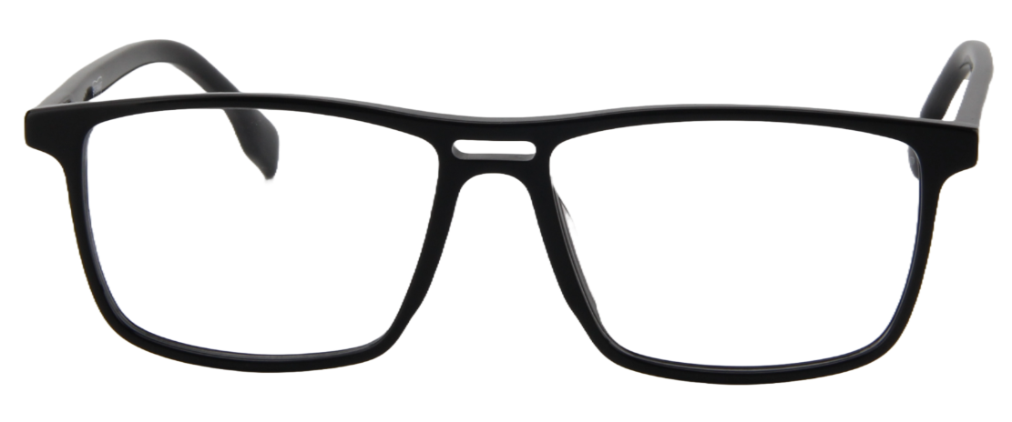 Men Access Eyeglasses : Tyler - Black - SpecSMART Eye Clinic (Front View)