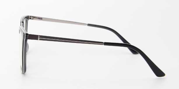 Men Insignia Eyeglasses: Sadiq- Black - SpecSMART Eye Clinic (Side View)