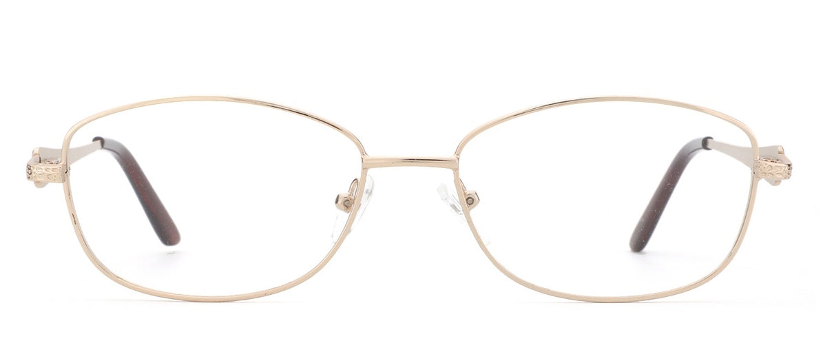 Women Access Eyeglasses: Josie Gold - SpecSMART Eye Clinic (Front View)