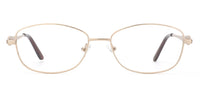 Thumbnail for Women Access Eyeglasses: Josie Gold - SpecSMART Eye Clinic (Front View)