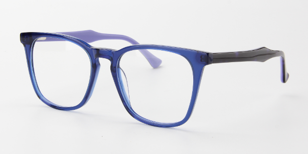 Women Access Eyeglasses: Chichi Blue - SpecSMART Eye Clinic (Diagonal View)