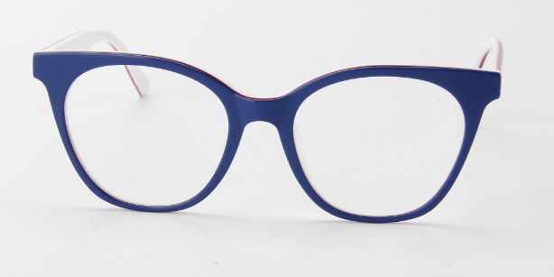 Women Access Eyeglasses: Elena Blue - SpecSMART Eye Clinic (Front View)