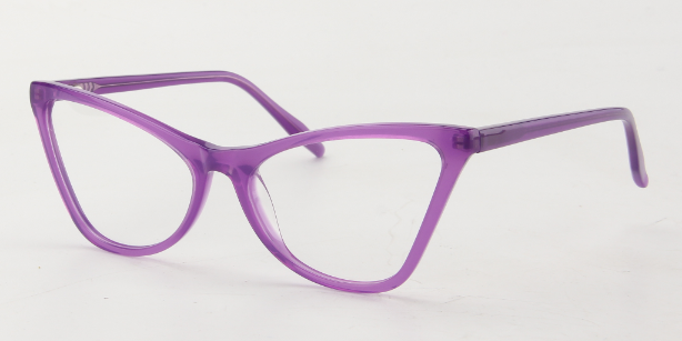 Women Access Eyeglasses: Anya Purple - SpecSMART Eye Clinic (Diagonal View)