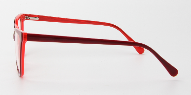 Women Access Eyeglasses: Madden Red - SpecSMART Eye Clinic (Side View)