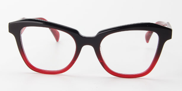 Women Access Eyeglasses: Ember Black/Red - SpecSMART Eye Clinic (Front View)