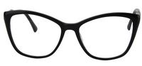 Thumbnail for Women Access Eyeglasses : Carole - Black - SpecSMART Eye Clinic (Front View)