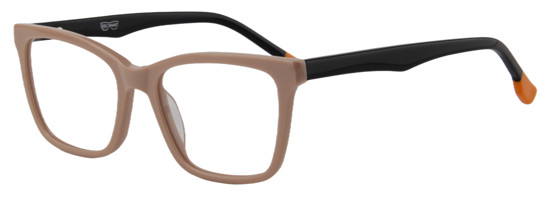 Women Access Eyeglasses : Nina - Beige Black - SpecSMART Eye Clinic (Diagonal View)