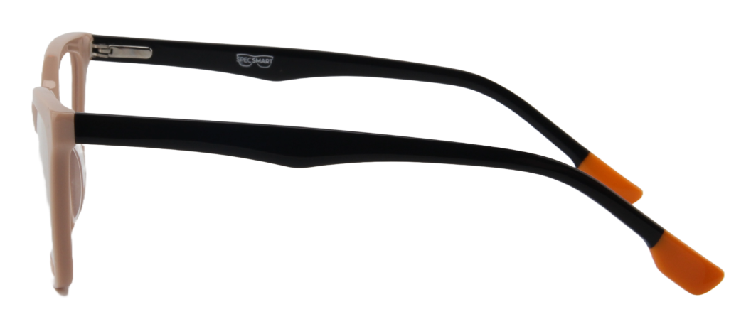 Women Access Eyeglasses : Nina - Beige Black - SpecSMART Eye Clinic (Side View)