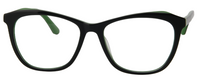 Thumbnail for Women Access Eyeglasses : Nasa - Black Green - SpecSMART Eye Clinic (Front View)