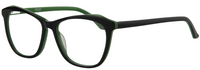 Thumbnail for Women Access Eyeglasses : Nasa - Black Green - SpecSMART Eye Clinic (Diagonal View)