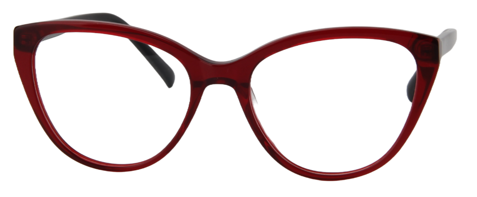 Women Access Eyeglasses : Grace - Red Black - SpecSMART Eye Clinic (Front View)