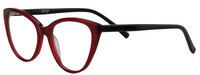 Thumbnail for Women Access Eyeglasses : Grace - Red Black - SpecSMART Eye Clinic (Diagonal View)