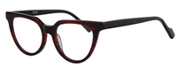 Thumbnail for Women Access Eyeglasses : Teckla - Burgundy Black - SpecSMART Eye Clinic (Diagonal View)
