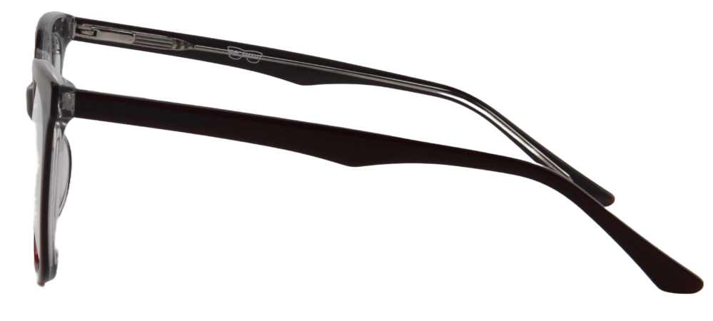 Women Access Eyeglasses : Jenny - Burgundy - SpecSMART Eye Clinic (Side View)