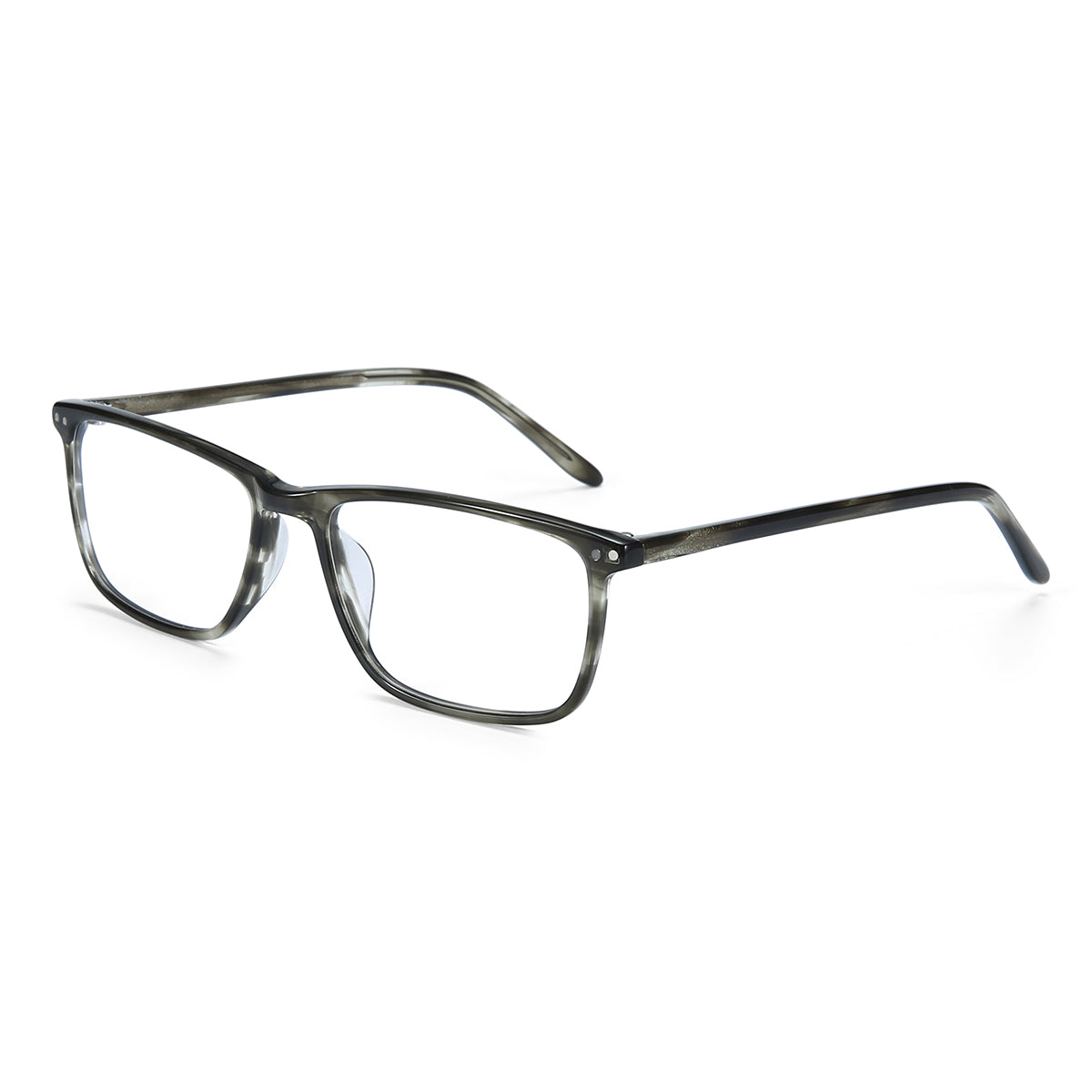 Men Access Eyeglasses: Fraser Grey - SpecSMART Eye Clinic (Diagonal View)