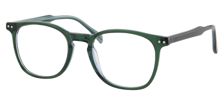 Men Access Eyeglasses: Cala Green - SpecSMART Eye Clinic (Diagonal View)