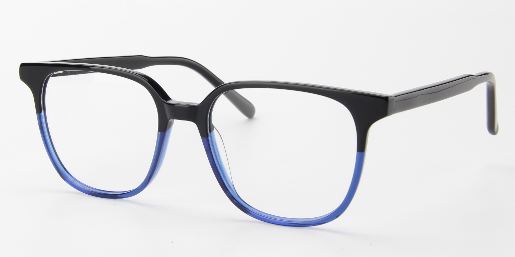 Men Access Eyeglasses : Dan Blue -SpecSMART Eye Clinic (Diagonal View)