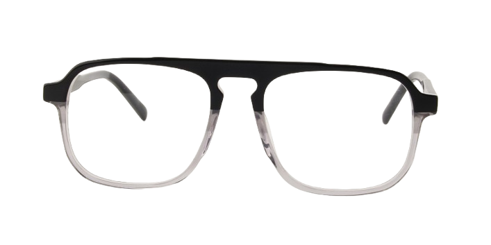 Men Access Eyeglasses: Kai Black/Grey - SpecSMART Eye Clinic (Front View)