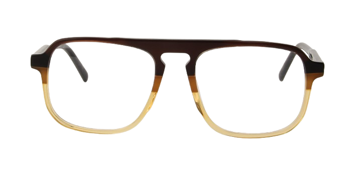 Men Access Eyeglasses: Amad Brown - SpecSMART Eye Clinic (Front View)