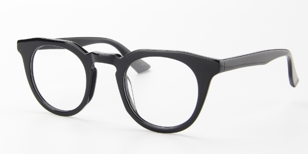 Men Access Eyeglasses: Edu Black - SpecSMART Eye Clinic (Diagonal View)