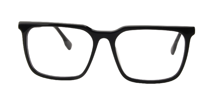 Men Access Eyeglasses: Naci Black - SpecSMART Eye Clinic (Front View)