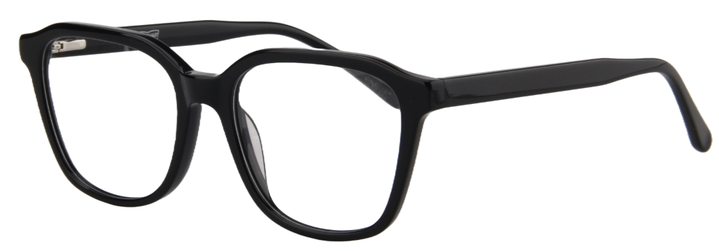 Men Access Eyeglasses : Tino - Black - SpecSMART Eye Clinic (Diagonal View)