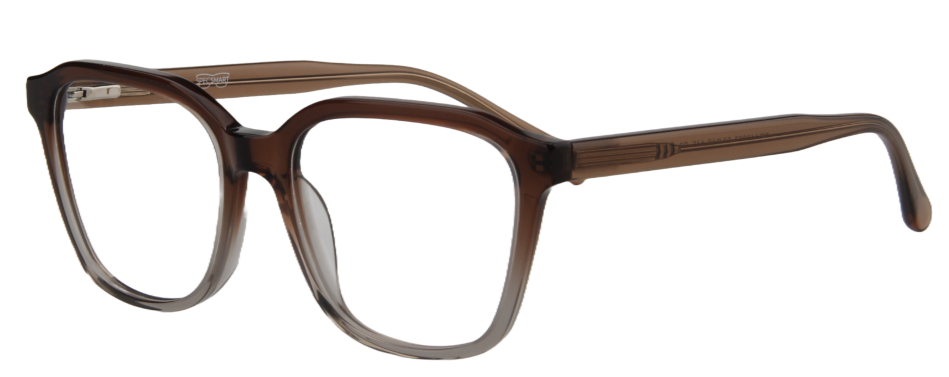 Men Access Eyeglasses : Tino - Brown - SpecSMART Eye Clinic (Diagonal View)