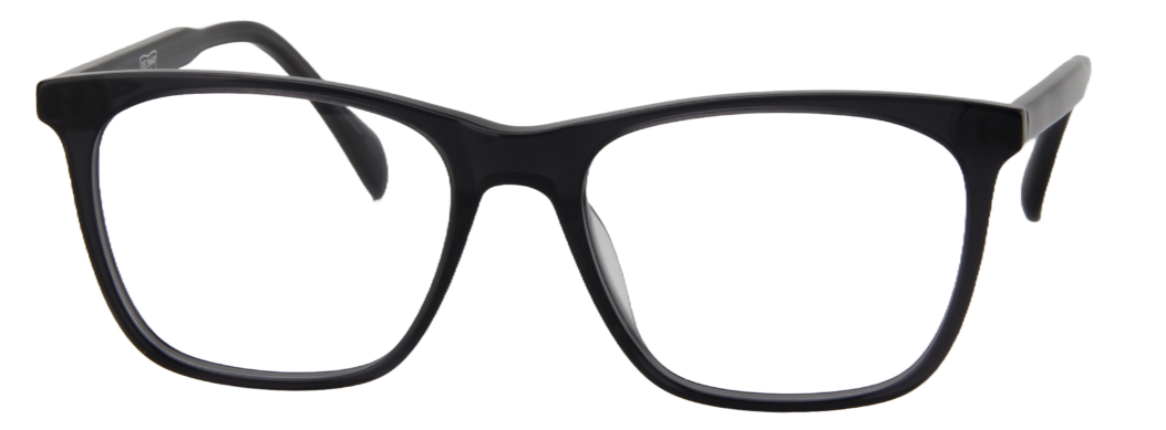 Men Access Eyeglasses : Aiden - Transparent Dark Grey - SpecSMART Eye Clinic (Front View)