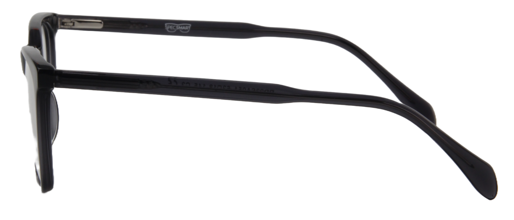 Men Access Eyeglasses : Aiden - Transparent Dark Grey - SpecSMART Eye Clinic (Side View)