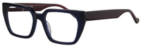 Thumbnail for Men Access Eyeglasses : Ugo - Dark Blue Burgundy - SpecSMART Eye Clinic (Diagonal View)