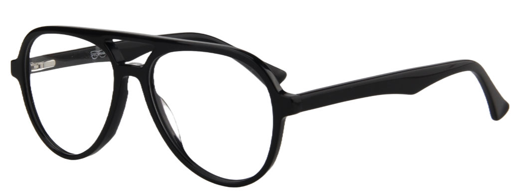 Men Access Eyeglasses : Eilo - Black - SpecSMART Eye Clinic (Diagonal View)