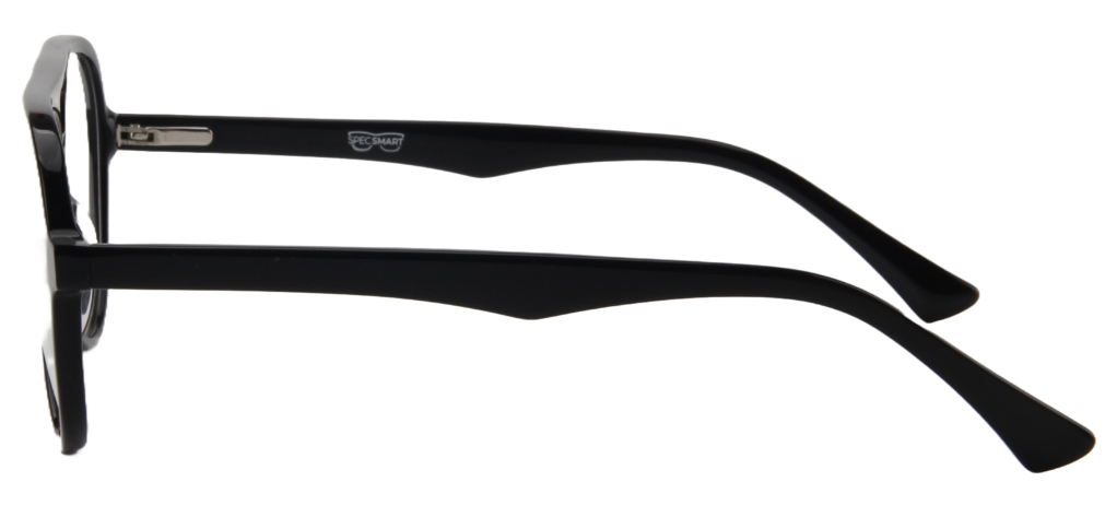 Men Access Eyeglasses : Eilo - Black - SpecSMART Eye Clinic (Side View)