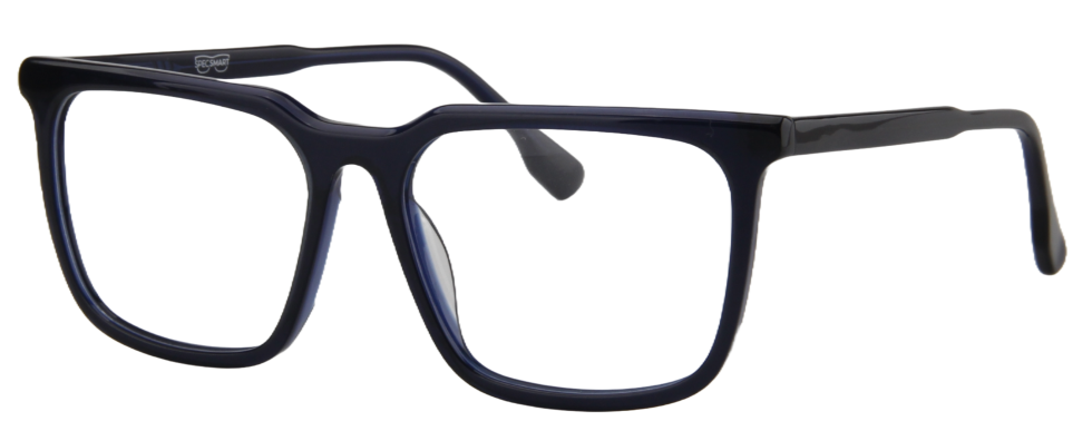 Men Access Eyeglasses : Naci - Dark Blue - SpecSMART Eye Clinic (Diagonal View)