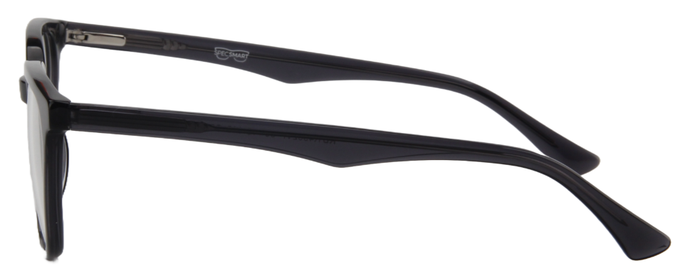 Men Access Eyeglasses : Neal - Transparent Dark Grey - SpecSMART Eye Clinic (Side View)