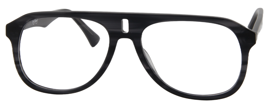 Men Access Eyeglasses : Owen - Transparent Dark Grey - SpecSMART Eye Clinic (Front View)