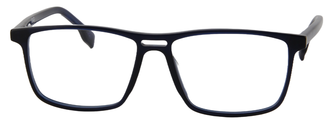 Men Access Eyeglasses : Tyler - Dark Blue - SpecSMART Eye Clinic (Front View)