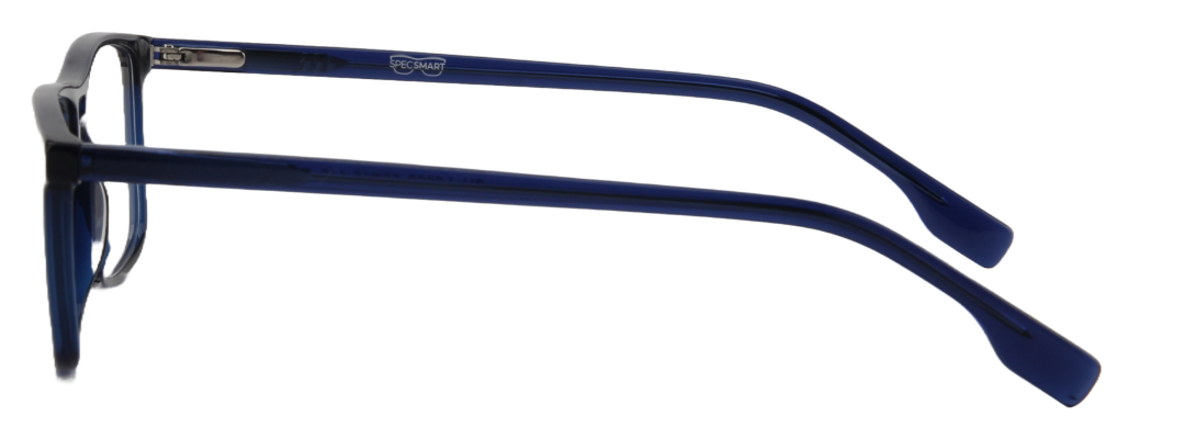 Men Access Eyeglasses : Tyler - Dark Blue - SpecSMART Eye Clinic (Side View)