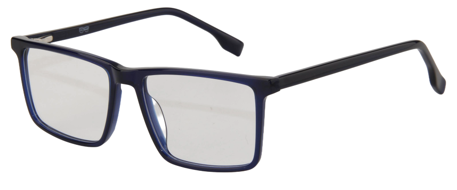 Men Access Eyeglasses: Miles - Blue - SpecSMART Eye Clinic (Diagonal View)