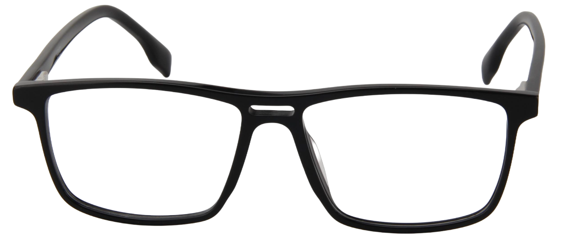 Men Access Eyeglasses: Nathaniel - Black - SpecSMART Eye Clinic (Front View)