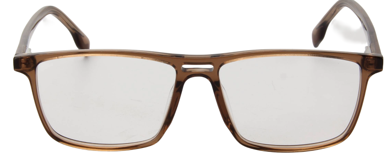 Men Access Eyeglasses: Nathaniel - Brown - SpecSMART Eye Clinic (Front View)