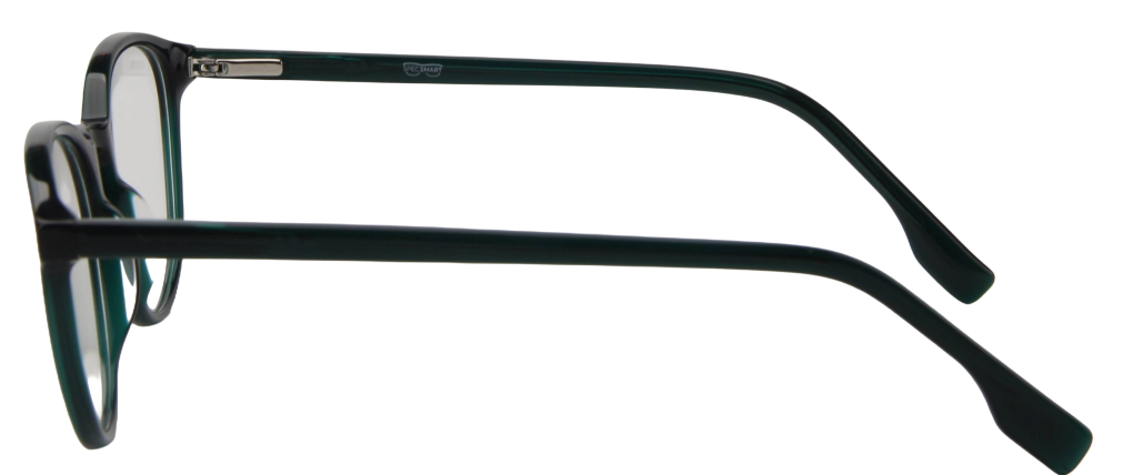 Men Access Eyeglasses: Nicholas - Dark Green - SpecSMART Eye Clinic (Side View)