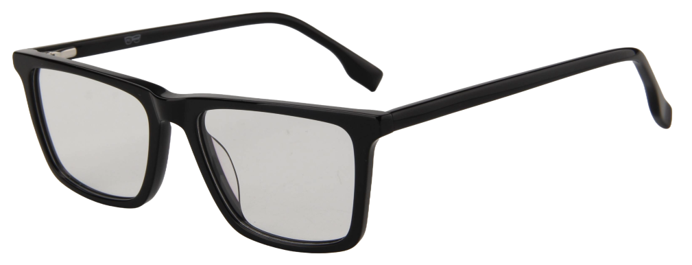 Men Access Eyeglasses: Oliver - Black - SpecSMART Eye Clinic (Diagonal View)