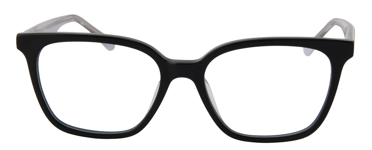 Men Access Eyeglasses: Percy - Black Grey - SpecSMART Eye Clinic (Front View)